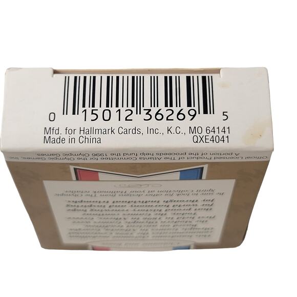 Hallmark 1996 Atlanta Olympics Cloisonné Medallion Ornament in Box - Picture 8 of 8